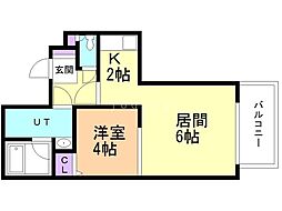 間取図画像 1LDK