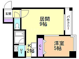 間取図画像 1LDK