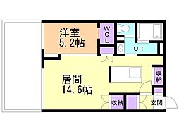 間取図画像 1LDK