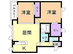 ディチャタウンＢ2 2階