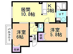 フラワーコート75 1階