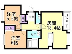 ノースヴィラ弐番館 3階