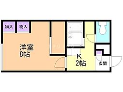 レオパレス北32 1階/106