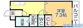 KNビルA 102 ｜ 福岡県久留米市上津１丁目（賃貸アパート1DK・1階・31.87㎡） その2