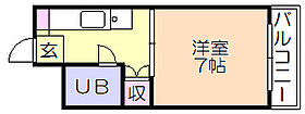 アレグリア久留米 103 ｜ 福岡県久留米市高良内町（賃貸マンション1K・1階・21.00㎡） その2