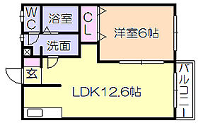 リバ-サイドMY 203 ｜ 福岡県久留米市東合川７丁目（賃貸アパート1LDK・2階・39.74㎡） その2