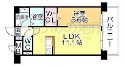 ラフレシーサ医大通り 1LDKの間取図画像