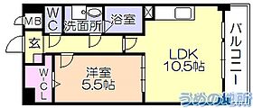 モントーレヒルズ東櫛原 107 ｜ 福岡県久留米市東櫛原町（賃貸マンション1LDK・1階・40.03㎡） その2