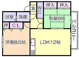 ハイネス迎野 1階