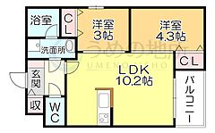 物件の間取り