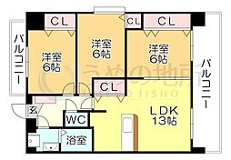サンシャトー和賀A 3階