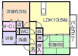 リビングタウン小森野壱番館C 2階/206