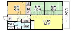 若林ビル 3LDKの間取図画像