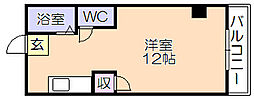 大洋本社ビル ワンルームの間取図画像