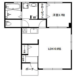 間取図画像 1LDK