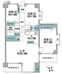 間取図画像 3LDK