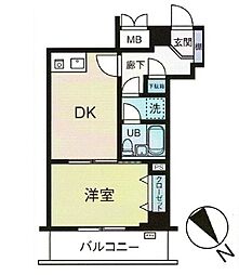 間取図画像 1DK