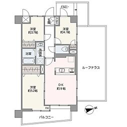 ライオンズマンション横浜保土ヶ谷 3DKの間取図画像