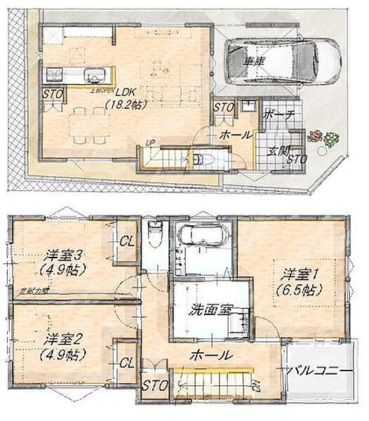 間取りを拡大表示