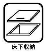 隠れた収納スペースとして、普段は使わないようなものも片づけておくのにとっても便利！