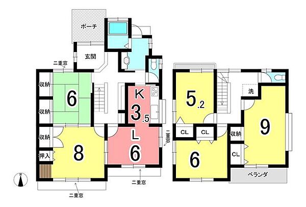 間取りを拡大表示