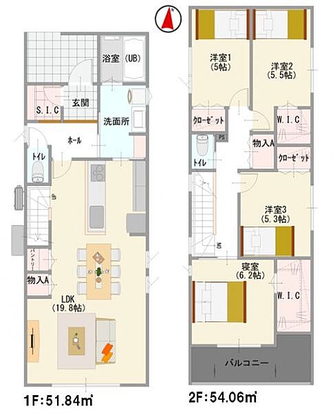 間取りを拡大表示