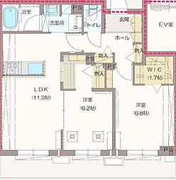 Avenir(アヴェニール) 2LDKの間取図画像