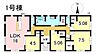 間取り：1号棟　4LDK＋S　土地面積286.48m2 　建物面積96.06m2