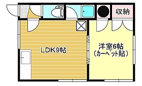 中村マンション 203 ｜ 北海道北見市幸町６丁目3-22（賃貸アパート1LDK・2階・30.37㎡） その2