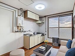 第6日研ハイツ 201 2階1DKのリビング/ダイニング