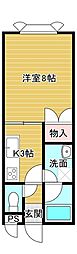 間取図画像 1K