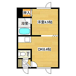 間取図画像 1DK