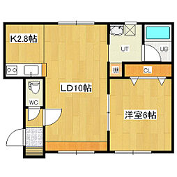 間取図画像 1LDK