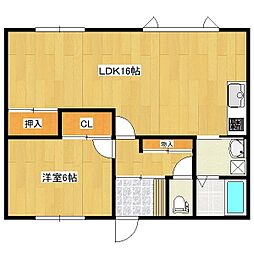 間取図画像 1LDK