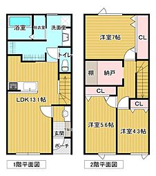 間取図画像 3LDK