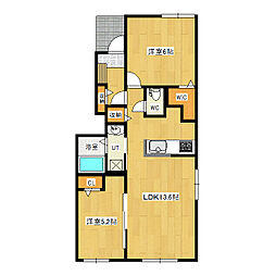 メゾン東陽3 2LDKの間取図画像