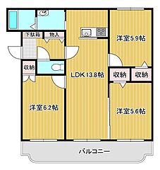 物件の間取り