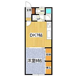 タナカハイムB 2階