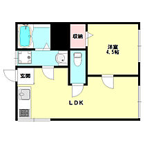 石楠花荘 101 ｜ 兵庫県神戸市北区東大池1丁目23-5（賃貸アパート1LDK・1階・30.66㎡） その2