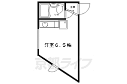 メゾンミヤギ2 ワンルームの間取図画像