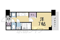 CREST TAPP十条(クレストタップ十条) 1Kの間取図画像