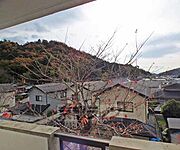 バルコニーからの景色です。