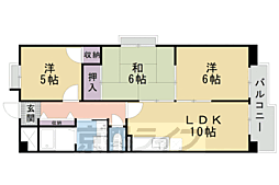 サニークレスト祥山 3LDKの間取図画像