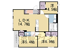 KIビレッジIII 3LDKの間取図画像