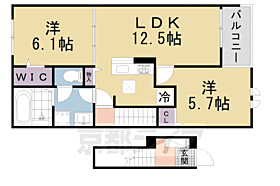 グリーンハイツ加茂II 205 ｜ 京都府木津川市加茂町里中門伝（賃貸アパート2LDK・2階・56.48㎡） その2