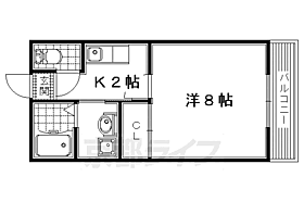 リベルテ北山Ａ・Ｂ A203 ｜ 大阪府枚方市北山1丁目（賃貸アパート1K・2階・28.00㎡） その2