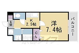 Ｓｊペスカ 101 ｜ 京都府京田辺市草内禅定寺（賃貸アパート1K・1階・25.20㎡） その2