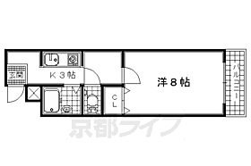 リバーヒルズ 310 ｜ 京都府宇治市木幡東中（賃貸マンション1K・3階・25.00㎡） その2