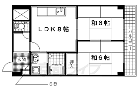 ＫＧビル 302 ｜ 京都府宇治市小倉町老ノ木（賃貸マンション2LDK・3階・42.76㎡） その2