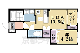 （仮称）久御山町佐古内屋敷新築アパートＡ棟 102 ｜ 京都府久世郡久御山町佐古内屋敷（賃貸アパート1LDK・1階・42.15㎡） その2